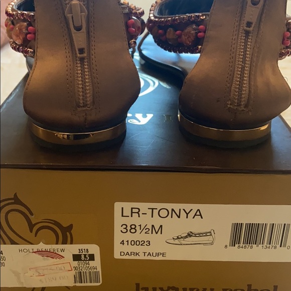 Luxury rebel rhinestone sandals 8.5 - Picture 5 of 7